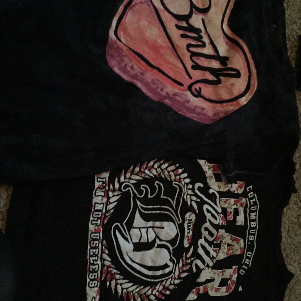 Beartooth and bring me the horizon tees